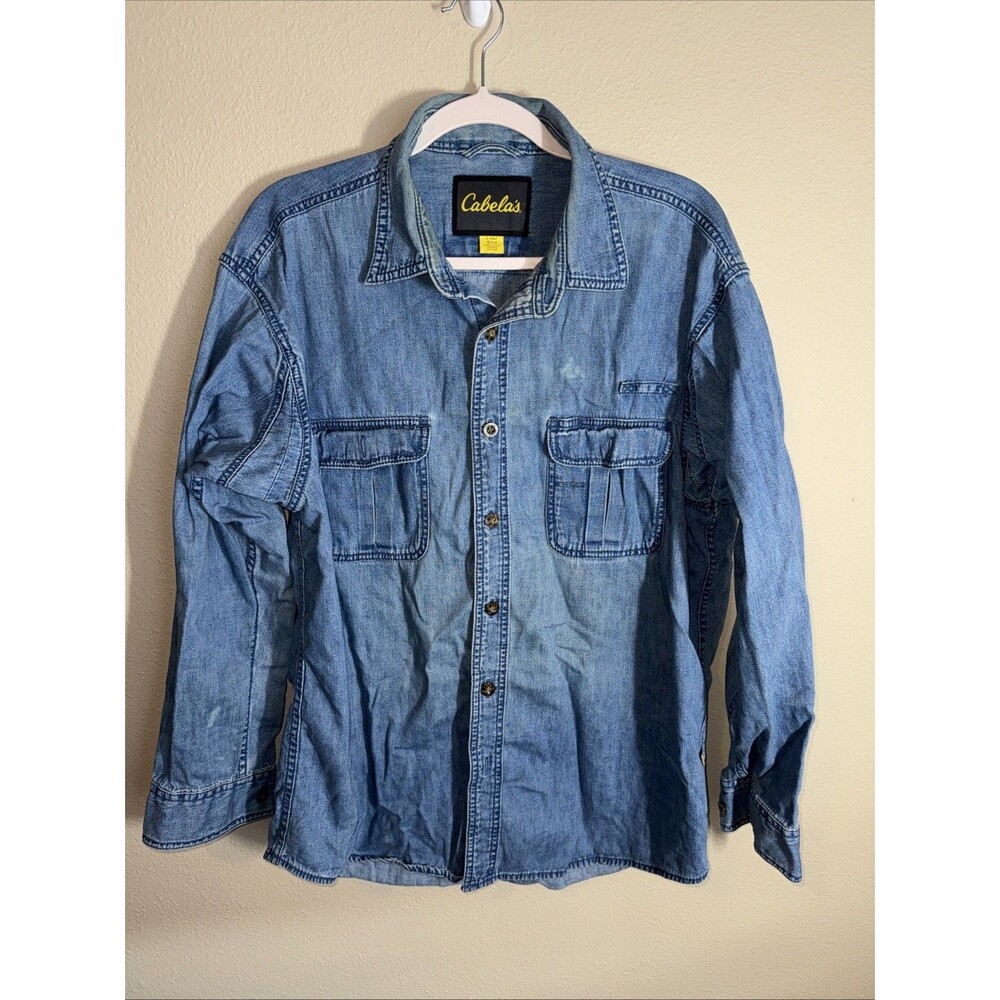 Cabela’s Men’s Denim Shirt Blue